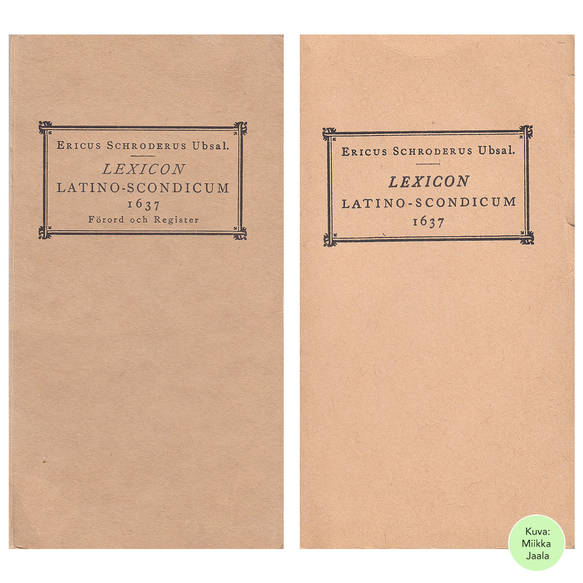 Lexicon Latino-Scondicum 1637 | Schroderus, Ericus